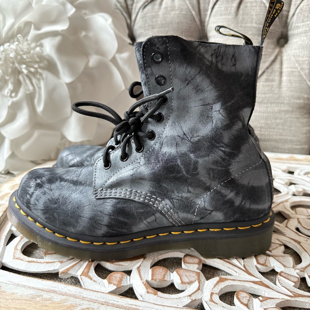 Dr. Martens Pascal Tye Dye Ankle Combat Boots Women’s 9 - Picture 9 of 9